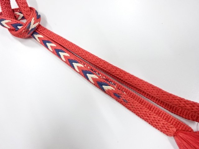JAPANESE KIMONO / HAND-TIED OBIJIME